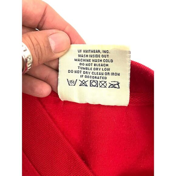 VTG Detroit Red Wings Embroidered NHL Shirt LARGE 1990's Lee Sport - Picture 10 of 16